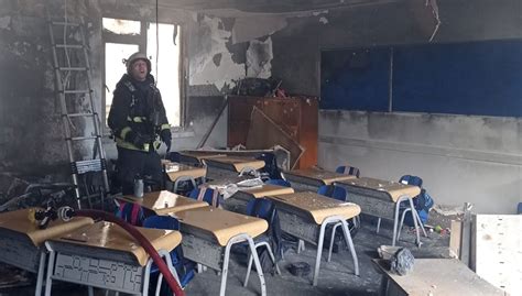 Iğdır’da okulda yangın paniği - Son Dakika Haberleri
